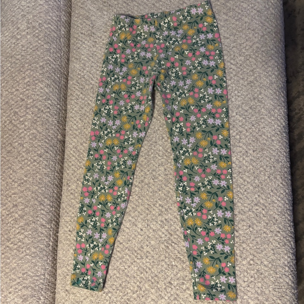 Cat & Jack Floral Leggings - Pink, Yellow, Green